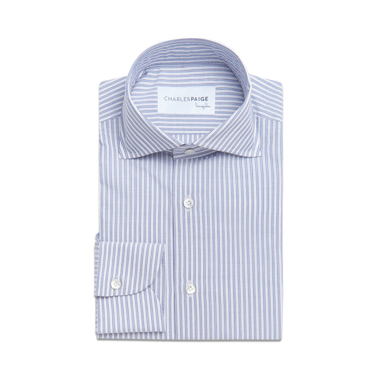 DARK BLUE STRIPE SHIRT