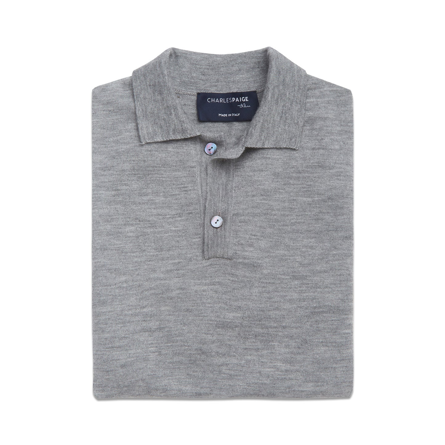 LONG SLEEVE KNIT POLO