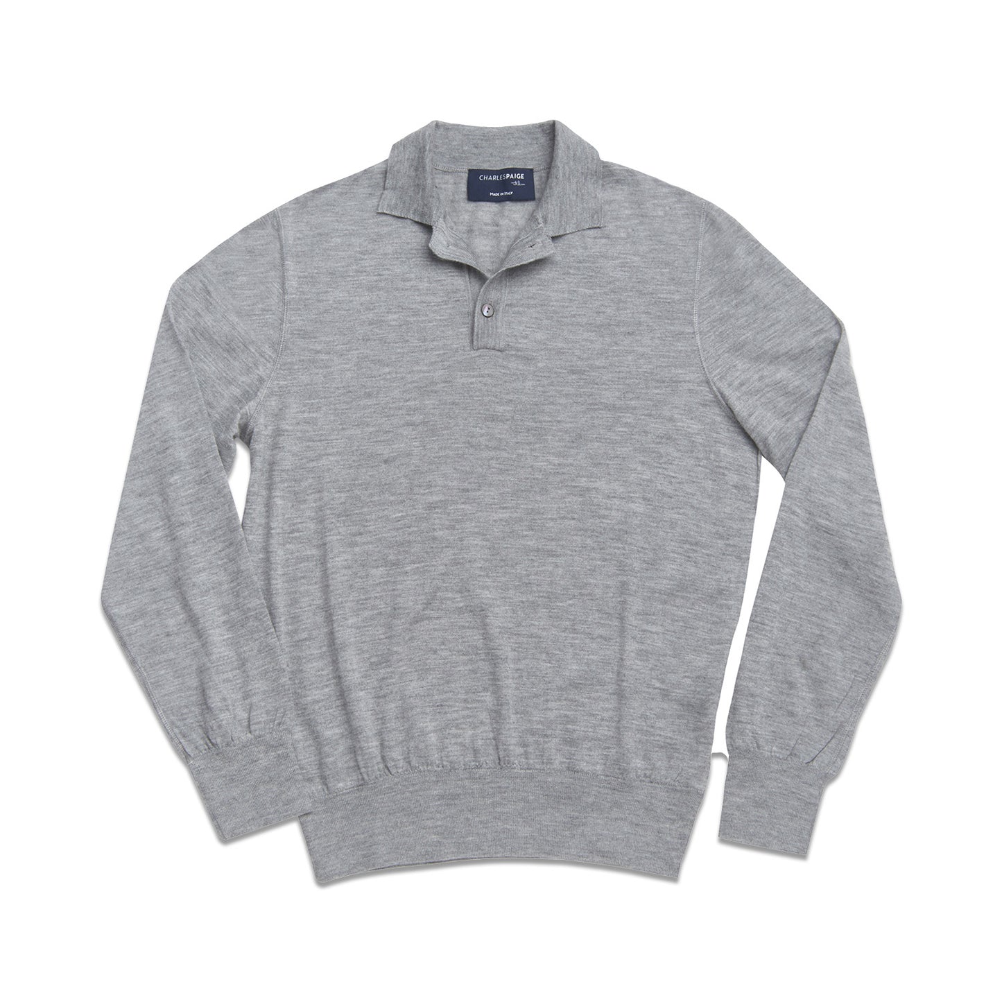 LONG SLEEVE KNIT POLO